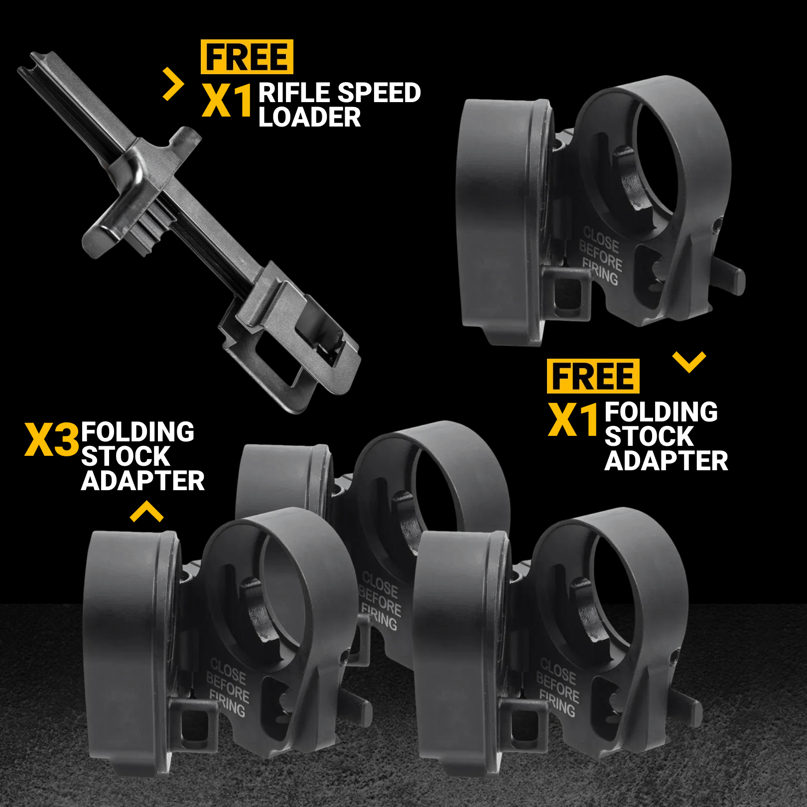 Folding Stock Adapter - TX Tactic